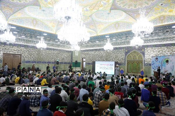 جشن پسران روزه‌اولی در حرم حضرت معصومه(س)