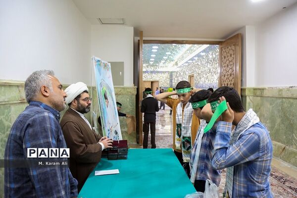 جشن پسران روزه‌اولی در حرم حضرت معصومه(س)