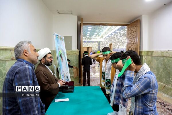 جشن پسران روزه‌اولی در حرم حضرت معصومه(س)