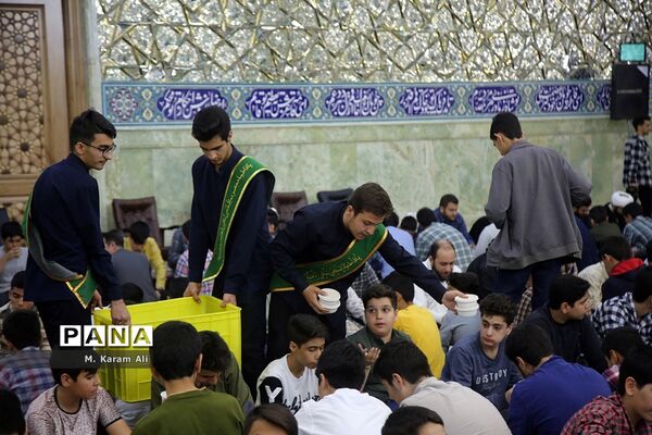 جشن پسران روزه‌اولی در حرم حضرت معصومه(س)