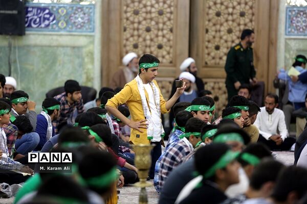 جشن پسران روزه‌اولی در حرم حضرت معصومه(س)