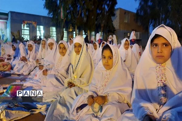 ضیافت افطاری آموزشگاه فاطمیه شهرستان خاتم