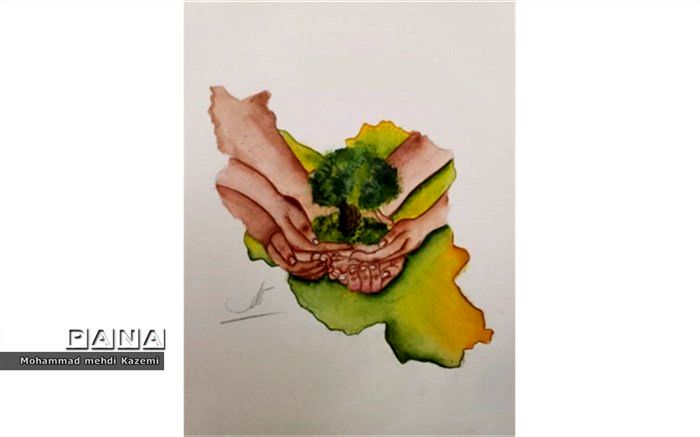 افتخارآفرینی دانش‌آموز ناشنوا در رشته نقاشی