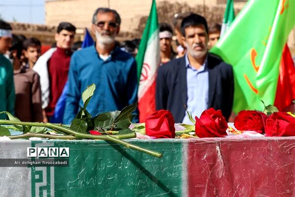 میزبانی دبیرستان شاهد حضرت ولی‌عصر(عج) میبد از شهید گمنام دوران دفاع مقدس