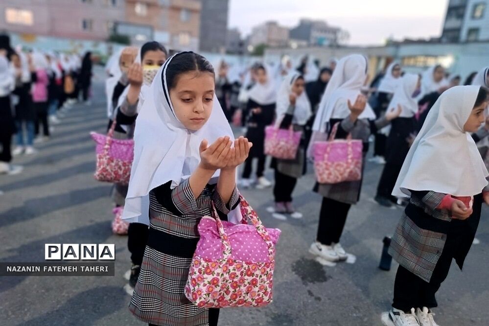 ضیافت افطاری در دبستان دخترانه ریحانه‌النبی فشافویه
