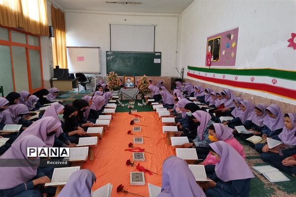 مراسم وداع با رمضان در مدارس شهرستان اقلید