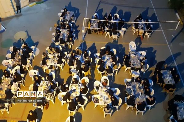 محفل جزء‌خوانی قرآن‌کریم درآموزشگاه فرزانگان نوبت اول اسلامشهر