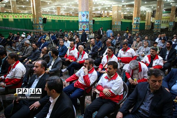 آیین تجلیل از خادمان کشوری جشن‌های نیمه شعبان در مسجد جمکران