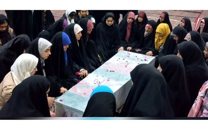 استقبال از شهید گمنام در آمل