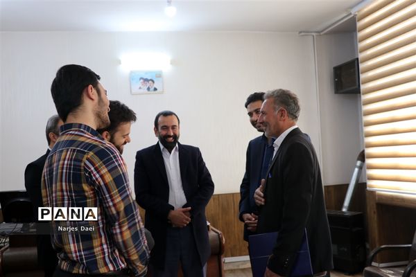 جلسه معارفه رئیس سازمان دانش‌آموزی خواف