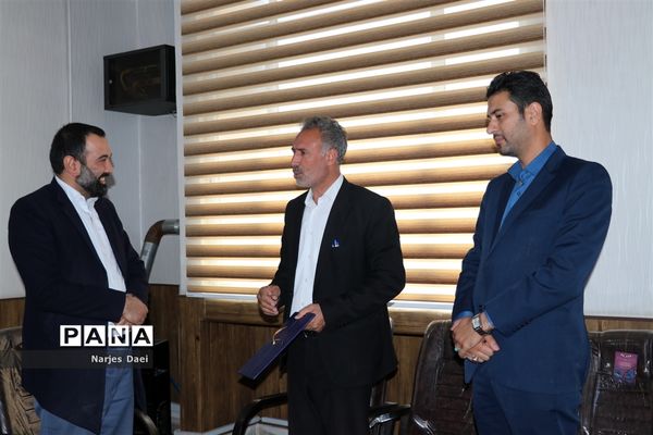 جلسه معارفه رئیس سازمان دانش‌آموزی خواف