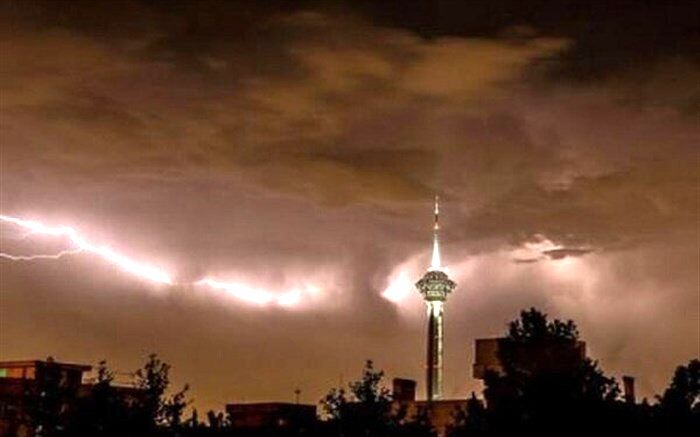 پیش‌بینی وزش باد شدید، رگبار و رعد و برق در تهران