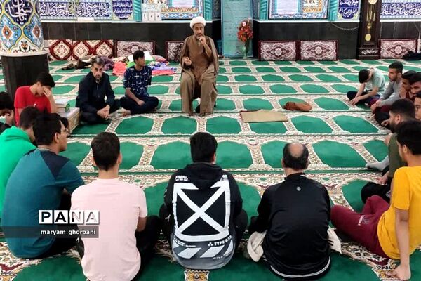 مراسم اعتکاف ماه مبارک رمضان در بهنمیر