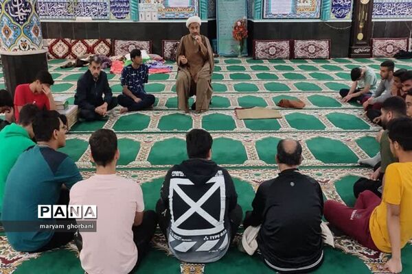مراسم اعتکاف ماه مبارک رمضان در بهنمیر