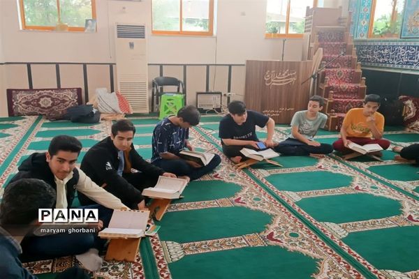 مراسم اعتکاف ماه مبارک رمضان در بهنمیر