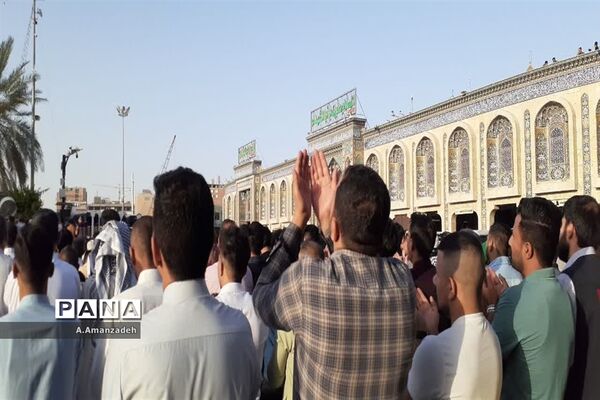 نماز عید فطر در کربلای معلی