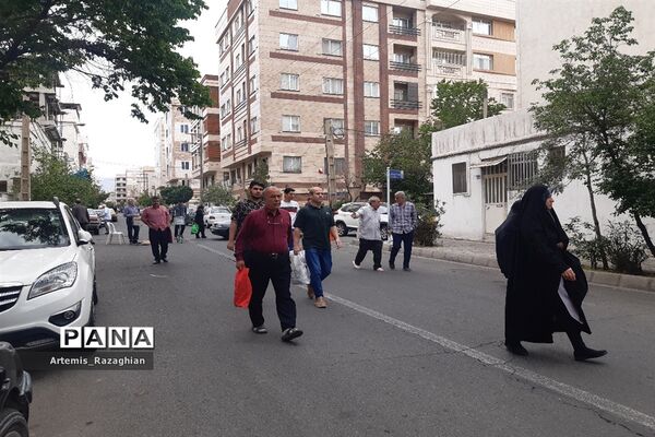 مراسم نماز عید بندگی در منطقه ۹
