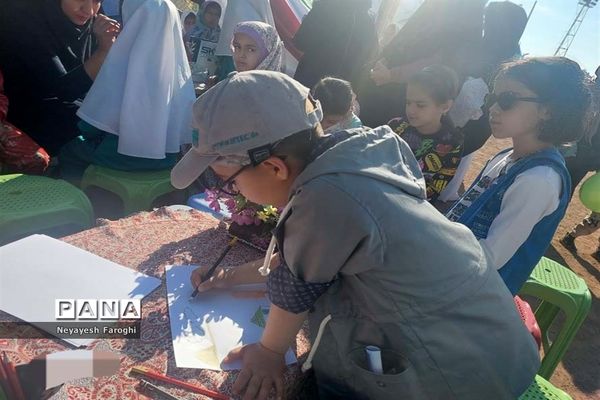 حضور پر شور کودکان دهه نودی در نماز عید سعید فطر آباده