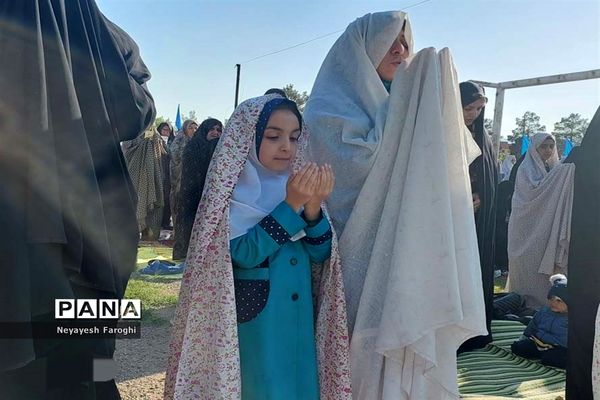 حضور پر شور کودکان دهه نودی در نماز عید سعید فطر آباده