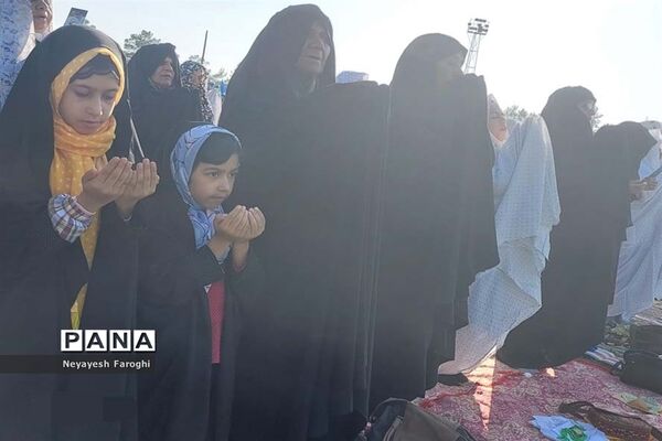 حضور پر شور کودکان دهه نودی در نماز عید سعید فطر آباده