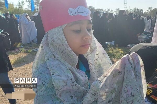 حضور پر شور کودکان دهه نودی در نماز عید سعید فطر آباده