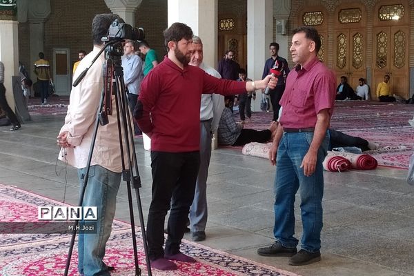 نماز عید سعید فطر در حرم حضرت معصومه (س)