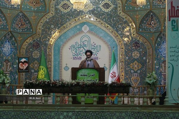 نماز عید سعید فطر در حرم حضرت معصومه (س)