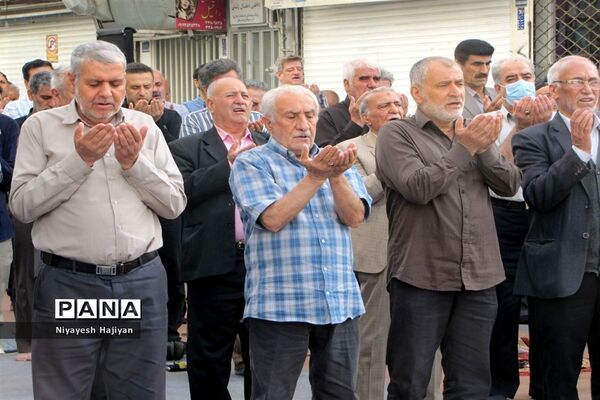 نماز باشکوه عید سعید فطر، همزمان با سراسر کشور در منطقه ۱۴