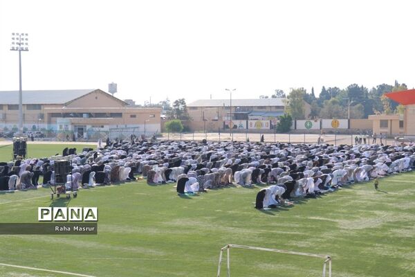 برگزاری نماز عید سعید فطر در شهرستان خرامه