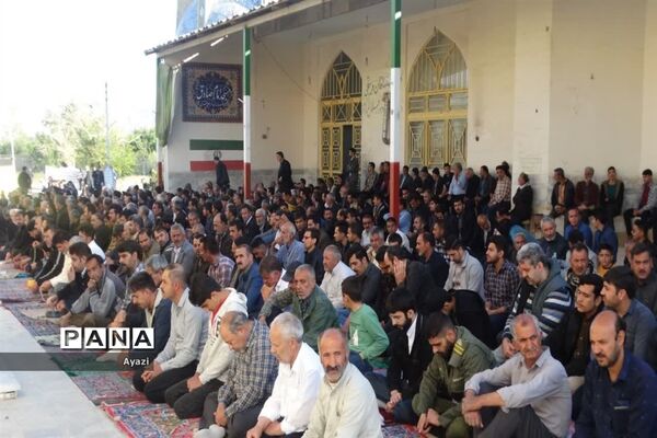 نماز عید فطر در شهر شهید پرور کوشک