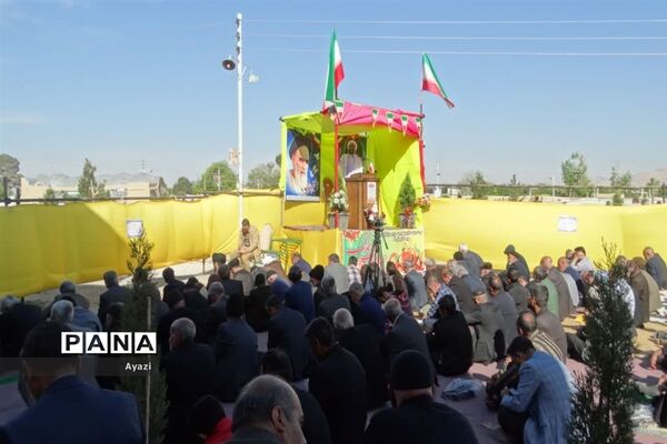 نماز عید فطر در شهر شهید پرور کوشک