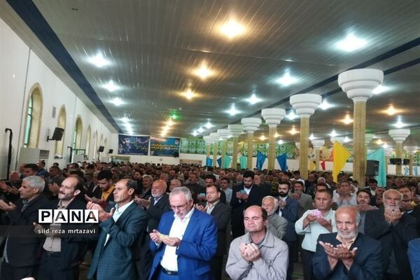 اقامه نماز عید سعید فطر در شهرستان جاجرم