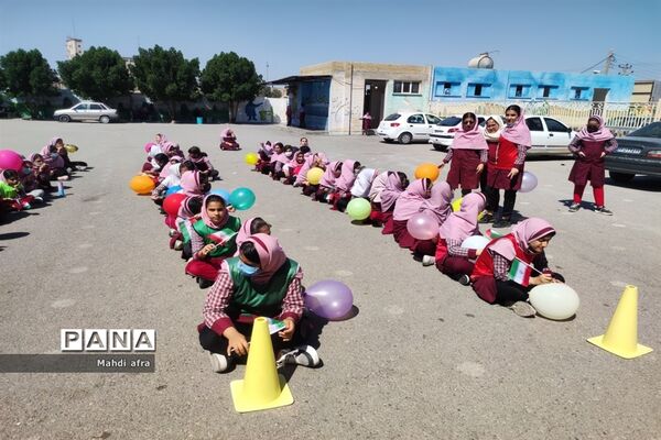 اختتامیه المپیاد ورزشی درون مدرسه‌ای  دبستان صدیقات ۲ بهبهان