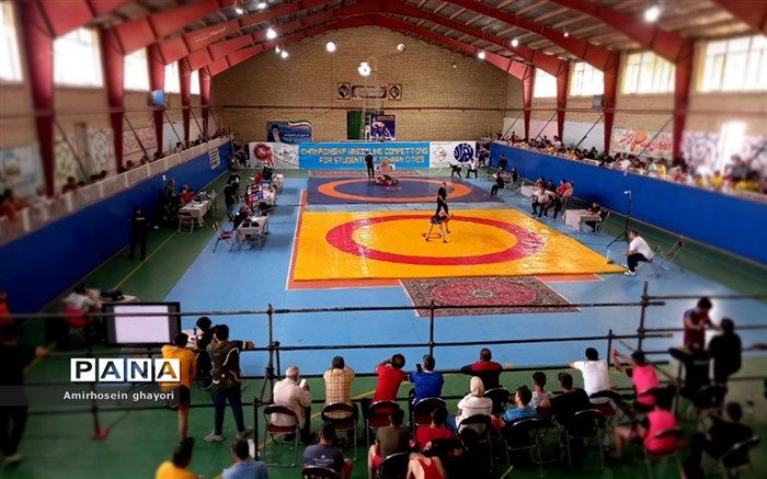 برگزاری مسابقات کشتی فرنگی نونهالان شهرستان‌های استان تهران به میزبانی بهارستان۲ / فیلم