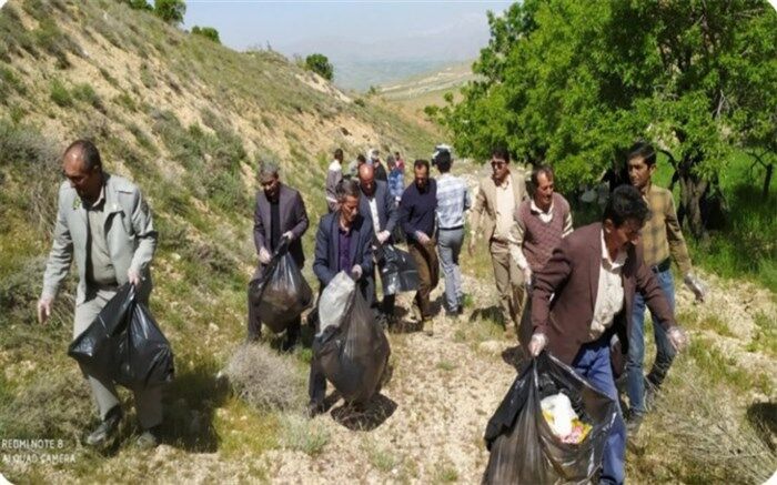 پاکسازی طبیعت به‌مناسبت هفته زمین پاک در ناغان