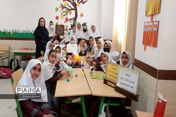 اختتامیه جشنواره جابر بن حیان دبستان شاهد نیک‌اندیشان ناحیه یک یزد