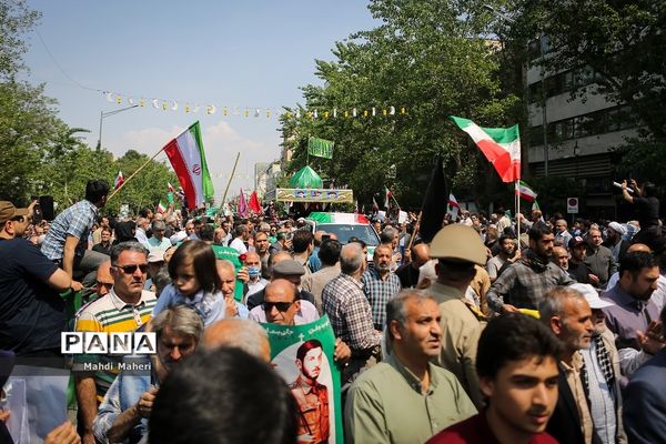 تشییع پیکر شهید جانی بت اوشانا