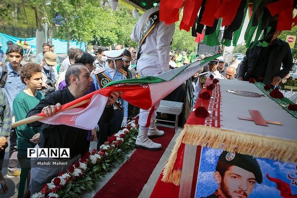 تشییع پیکر شهید جانی بت اوشانا