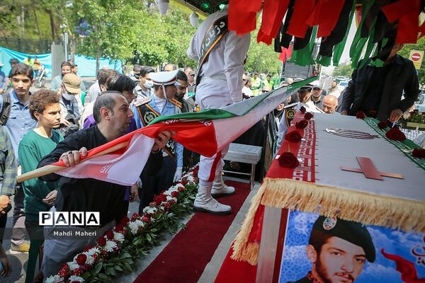 تشییع پیکر شهید جانی بت اوشانا