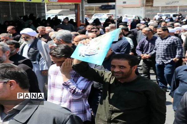 مراسم تشییع ووداع با آیت الله سلیمانی در بابلسر