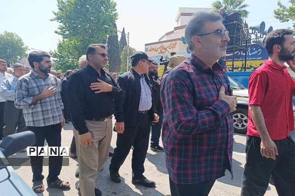 تشییع پیکر شهید آیت الله عباسعلی سلیمانی در قائمشهر