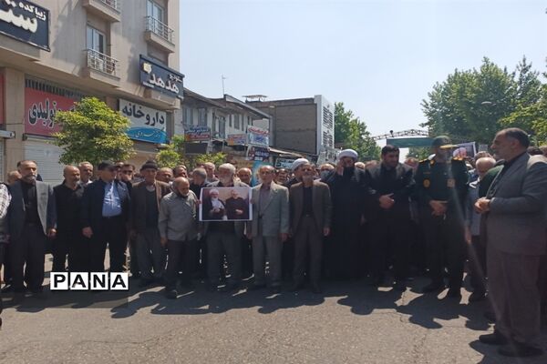 تشییع پیکر شهید آیت الله عباسعلی سلیمانی در قائمشهر