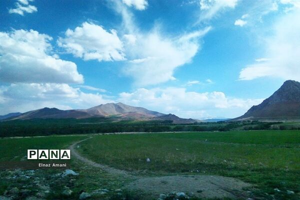 طبیعت امام‌زاده بابا پیر احمد در شهرستان بن