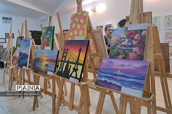 افتتاحیه نمایشگاه هنرجویان شهرستان پیشوا