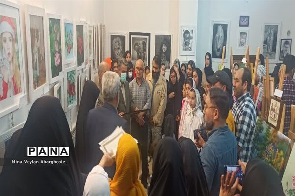 افتتاحیه نمایشگاه هنرجویان شهرستان پیشوا