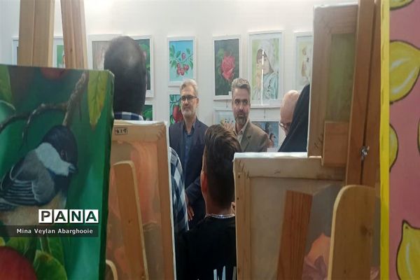 افتتاحیه نمایشگاه هنرجویان شهرستان پیشوا