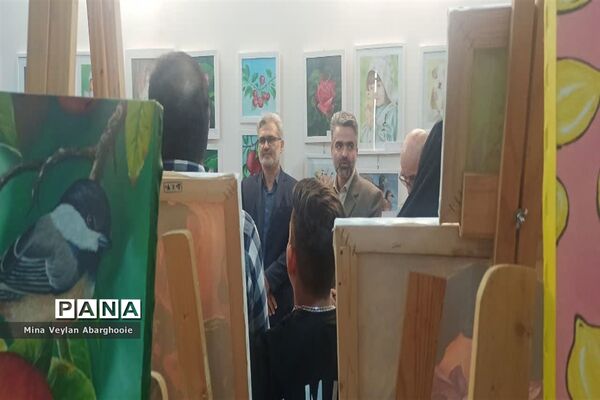 افتتاحیه نمایشگاه هنرجویان شهرستان پیشوا