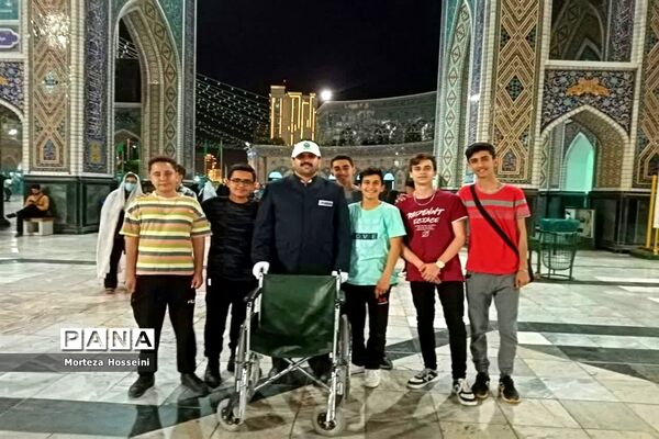 اردوی زیارت مشهد دبیرستان شاهد سید محمد آقا ناحیه یک یزد