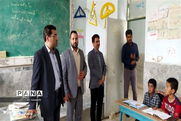 بازدید معاون آموزشی مدیریت آموزش و پرورش شهرستان کلات از مدارس روستاهای مرزی حوزه پساکوه