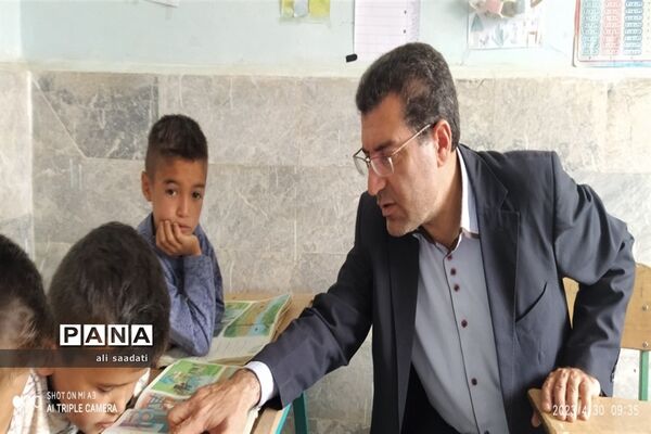 بازدید معاون آموزشی مدیریت آموزش و پرورش شهرستان کلات از مدارس روستاهای مرزی حوزه پساکوه